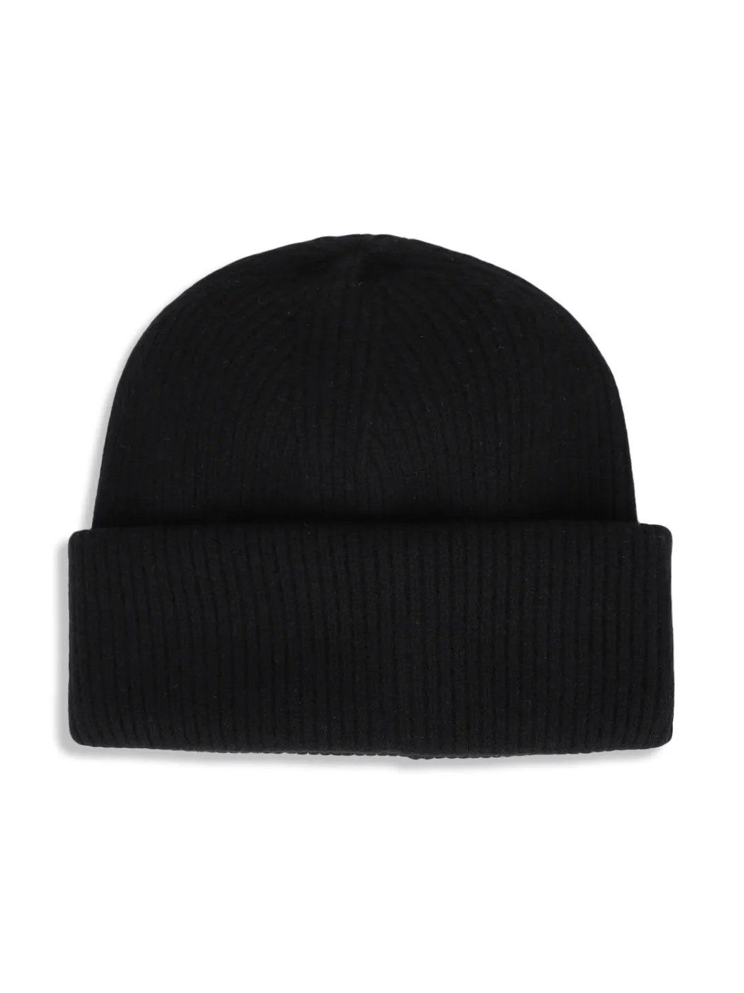 Gant Women Black Solid Beanie Cap