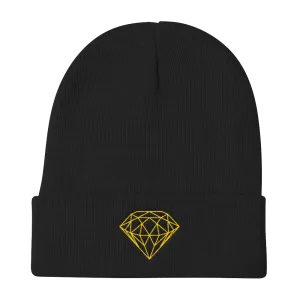 GEOMETRIC DIAMOND BEANIE