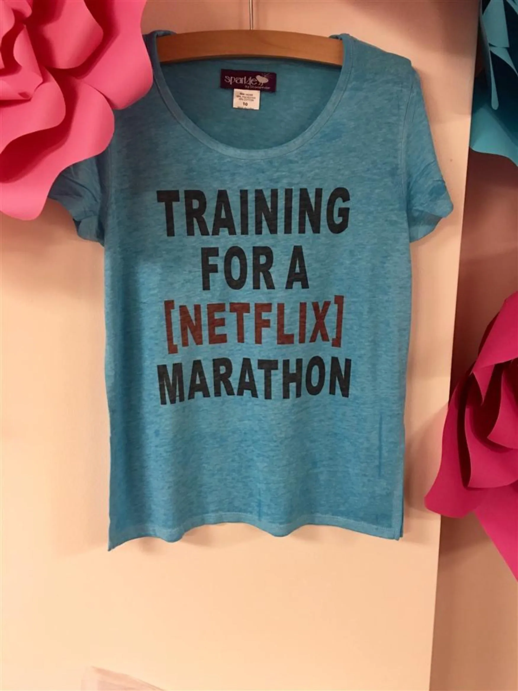 Girls Training For a Netflix Marathon T shirt