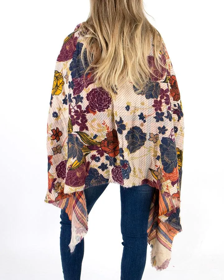 Grace & Lace Reversible Pocket Poncho