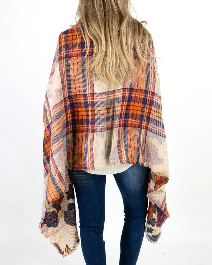 Grace & Lace Reversible Pocket Poncho