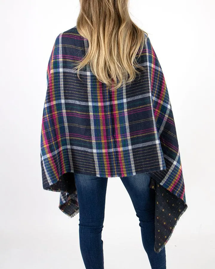 Grace & Lace Reversible Pocket Poncho