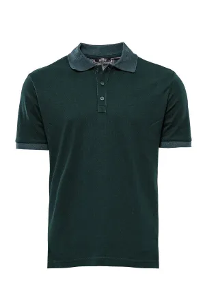 Green Oxford Polo Collar T-shirt - Wessi