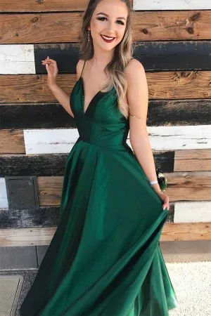 Green Prom Dress, Evening Dress ,Winter Formal Dress, Pageant Dance Dresses, Graduation School Party Gown, PC0223