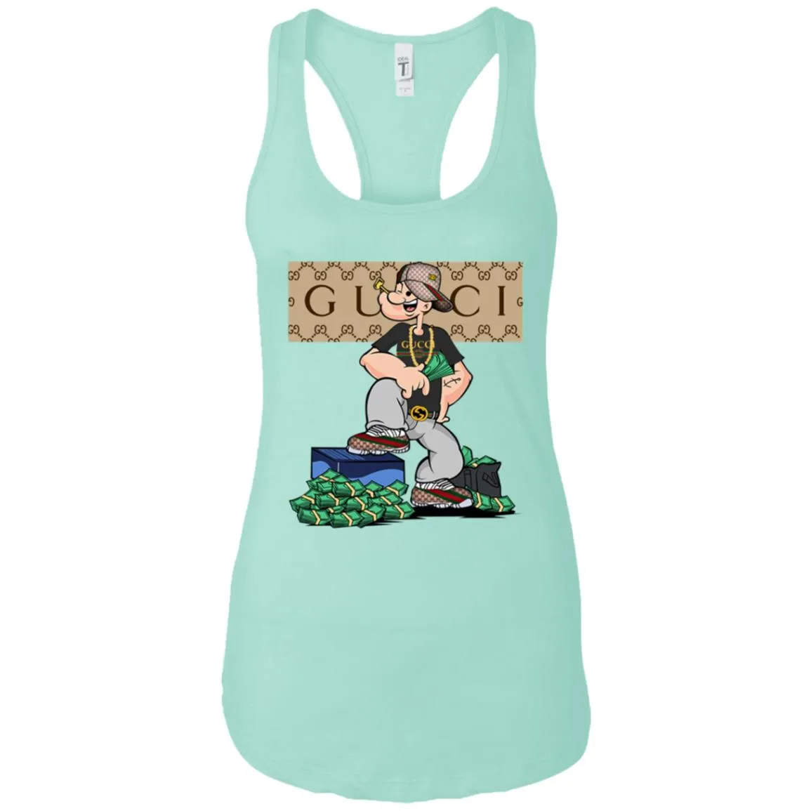 Gucci Cartoon T-shirt Women Tank Top