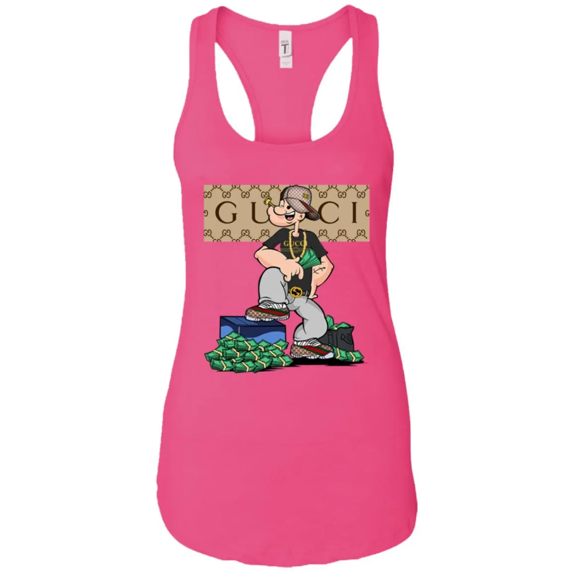 Gucci Cartoon T-shirt Women Tank Top