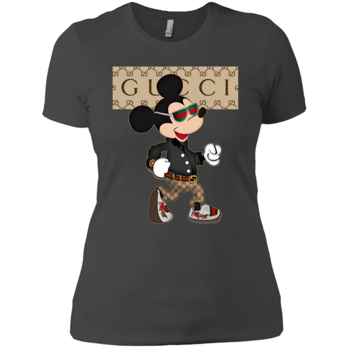 Gucci Shirt Mickey Mouse T-shirt Women Cotton T-Shirt