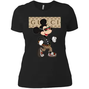 Gucci Shirt Mickey Mouse T-shirt Women Cotton T-Shirt