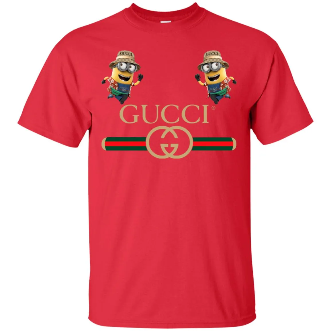 Gucci T-shirt Minion Funny Film T-shirt Men Cotton T-Shirt