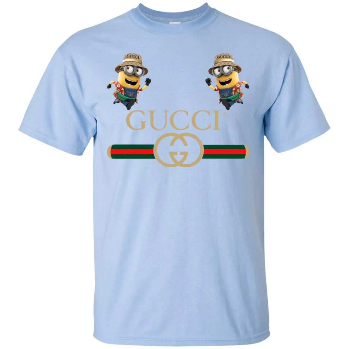 Gucci T-shirt Minion Funny Film T-shirt Men Cotton T-Shirt