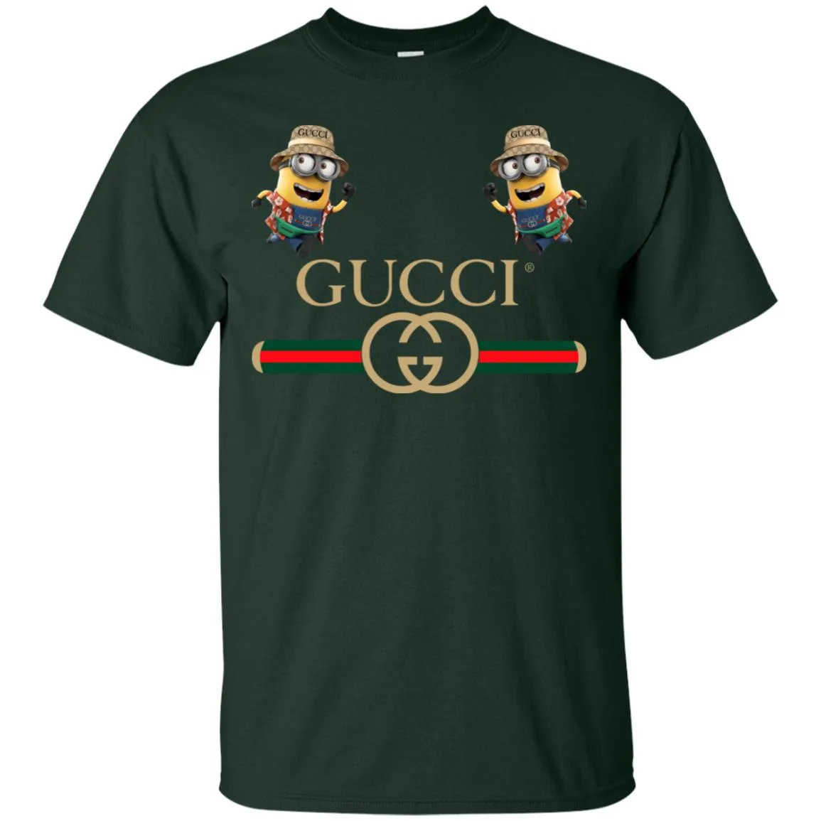 Gucci T-shirt Minion Funny Film T-shirt Men Cotton T-Shirt