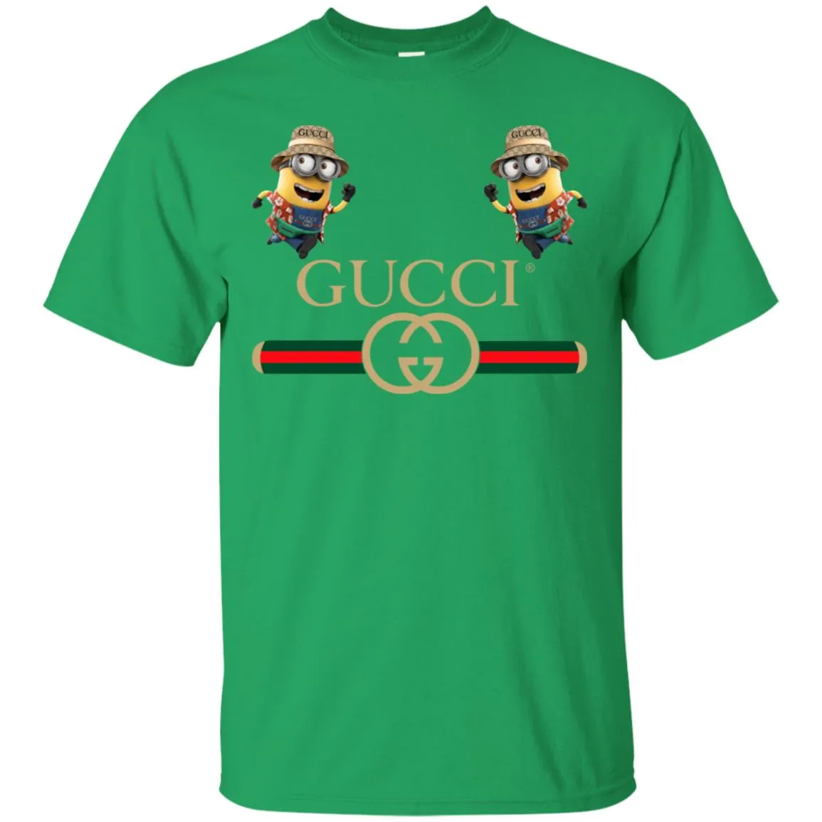 Gucci T-shirt Minion Funny Film T-shirt Men Cotton T-Shirt