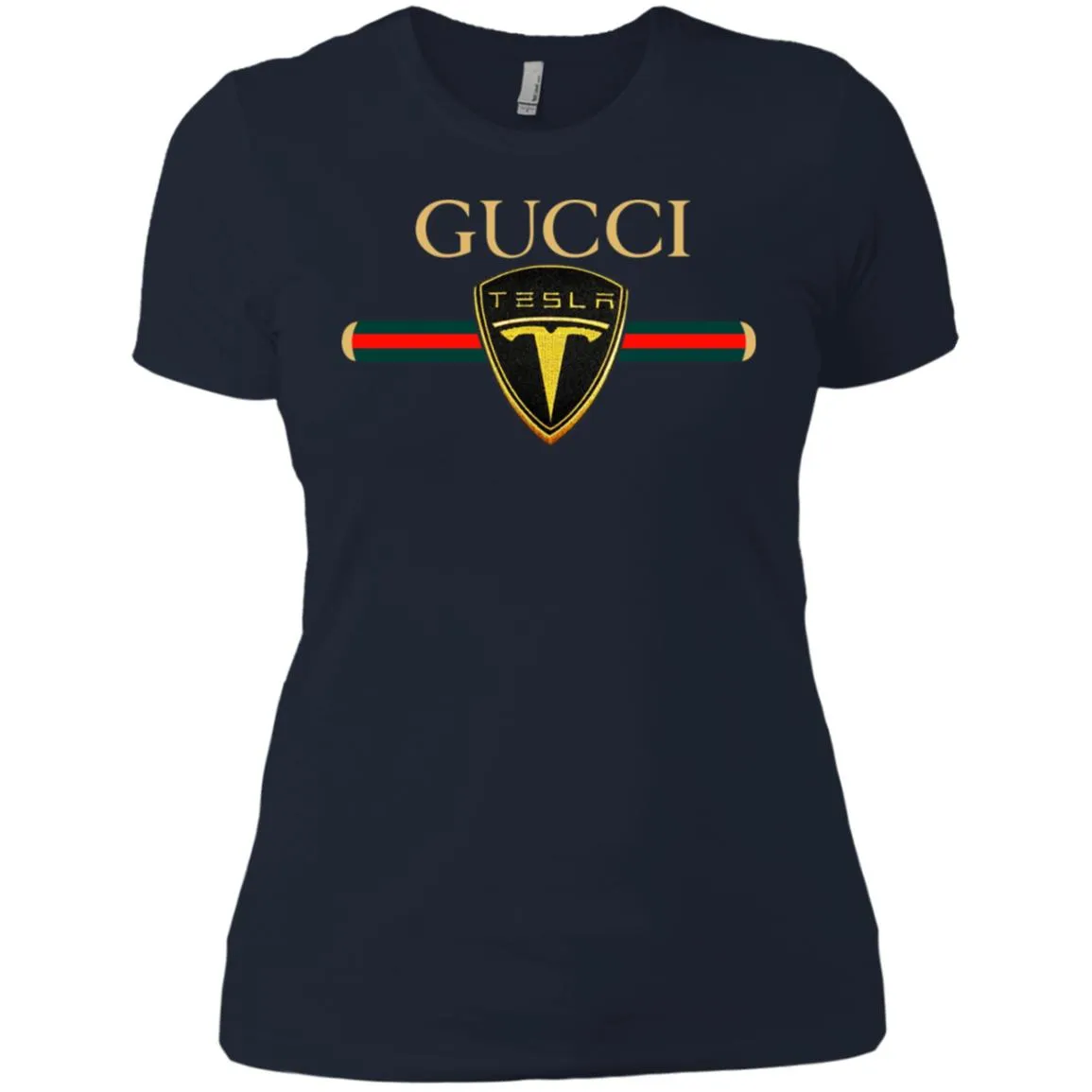 Gucci Tesla T-shirt Women Cotton T-Shirt