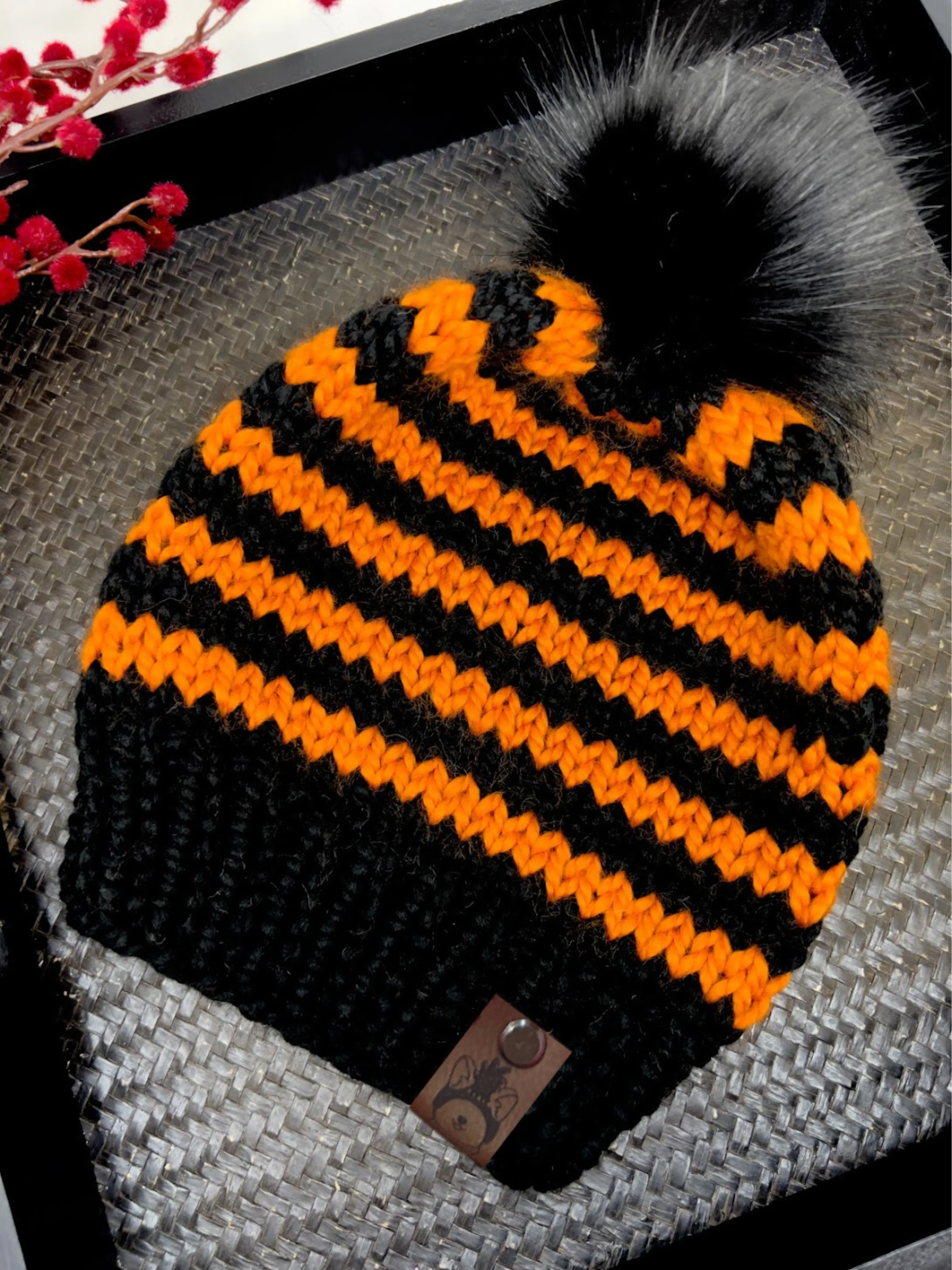 Halloween Stripe Beanie