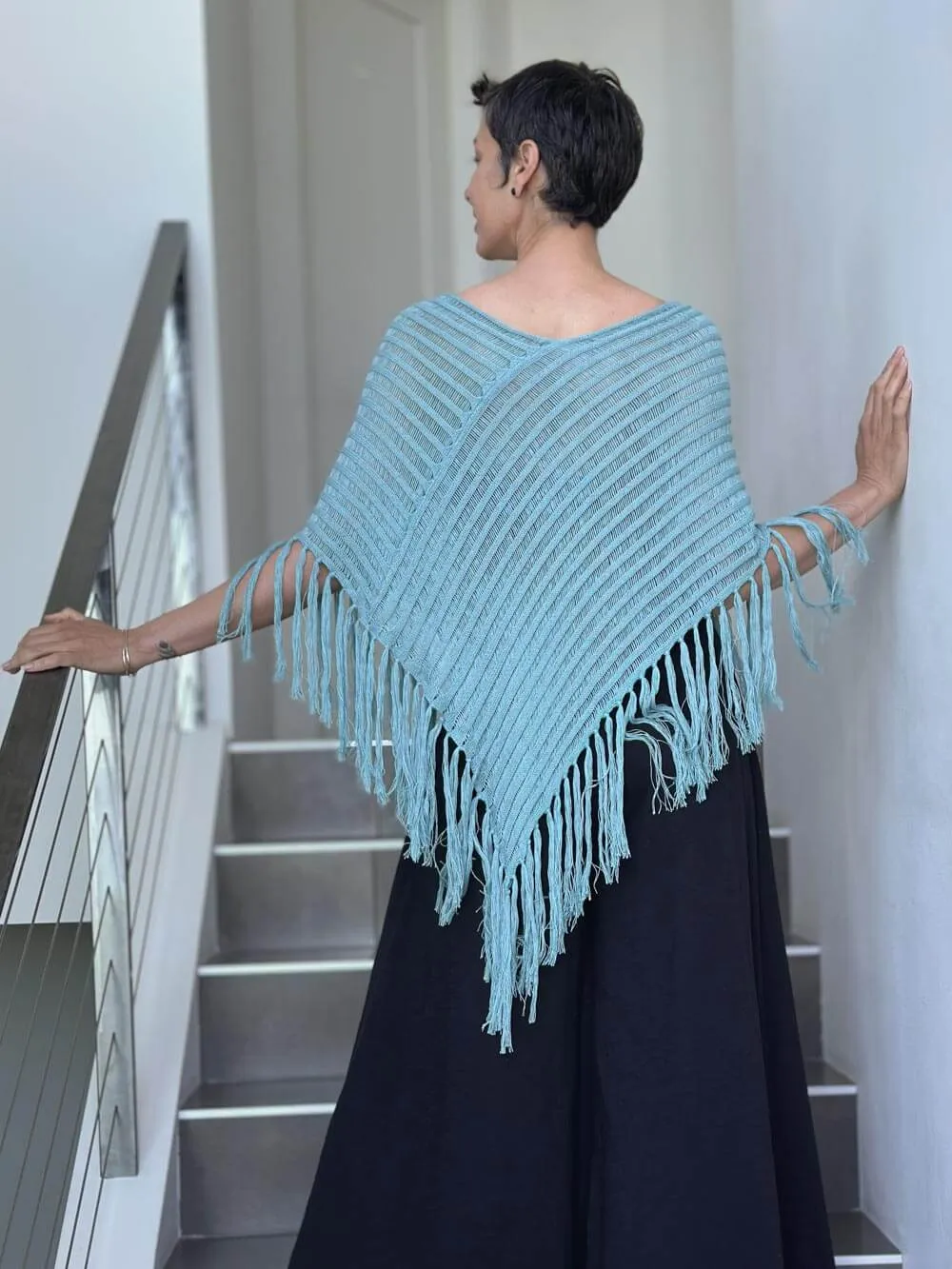 Hand Knit Poncho