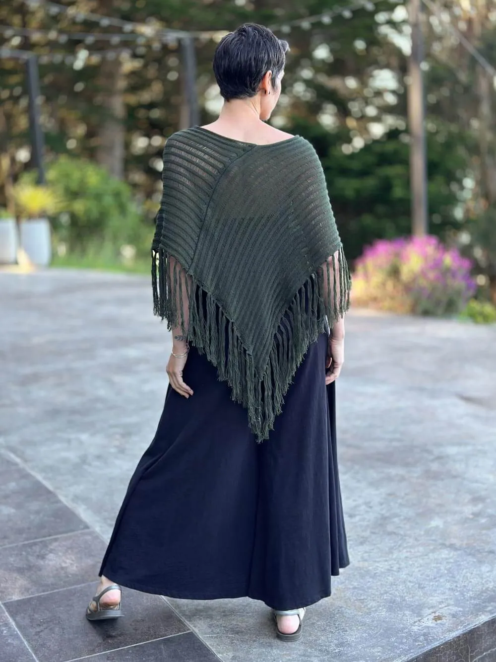 Hand Knit Poncho