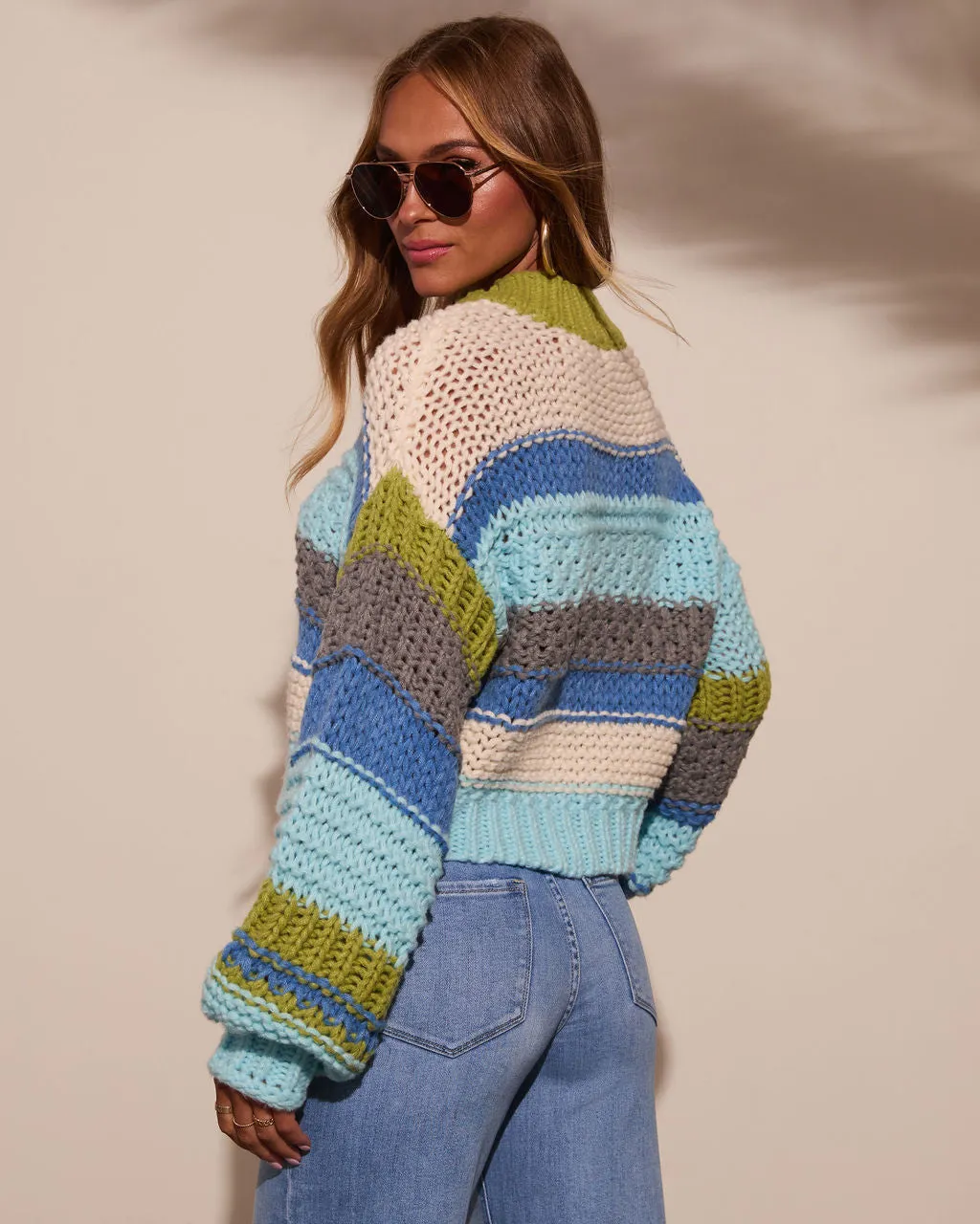 Harvest Feels Cropped Knit Sweater