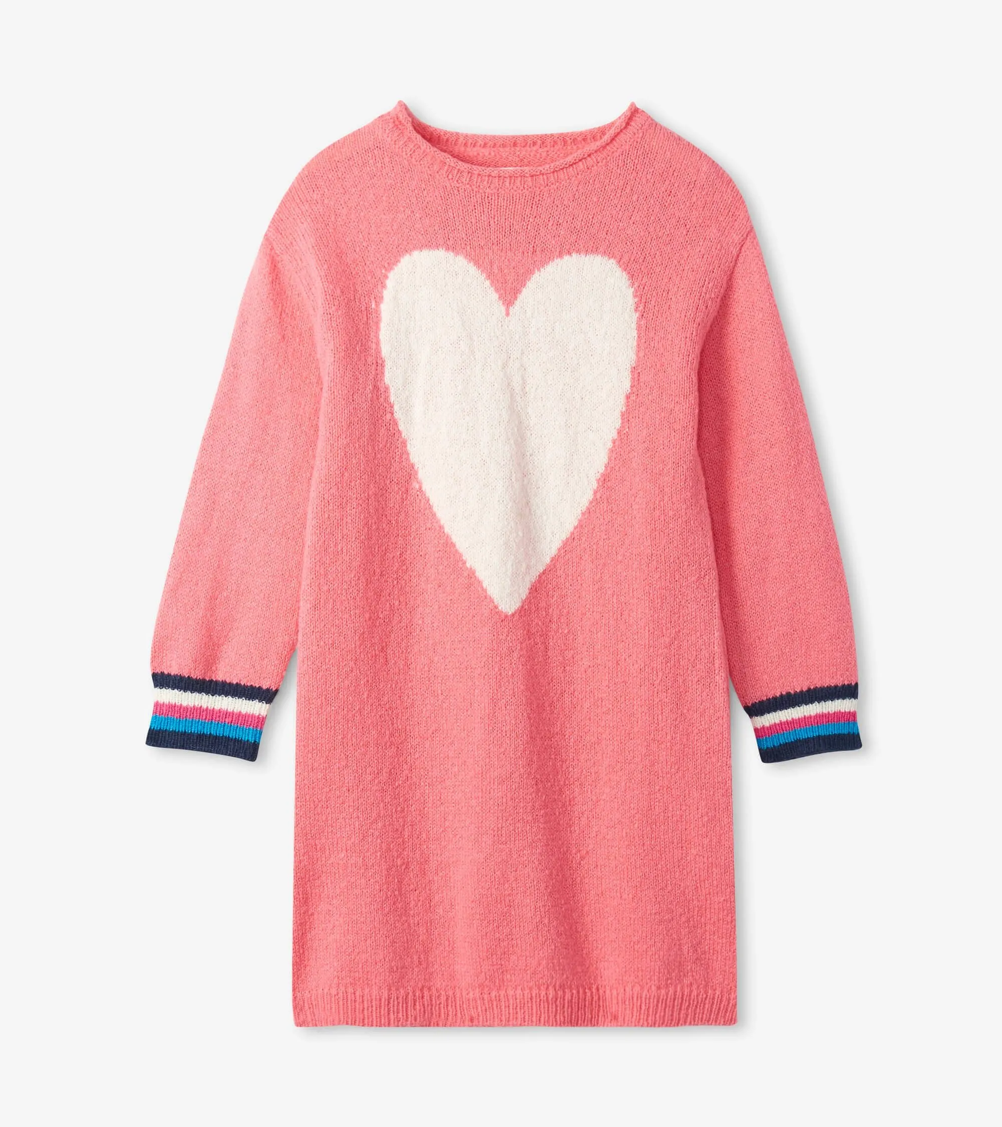 Hatley Sweater Dress - Heart Boucle