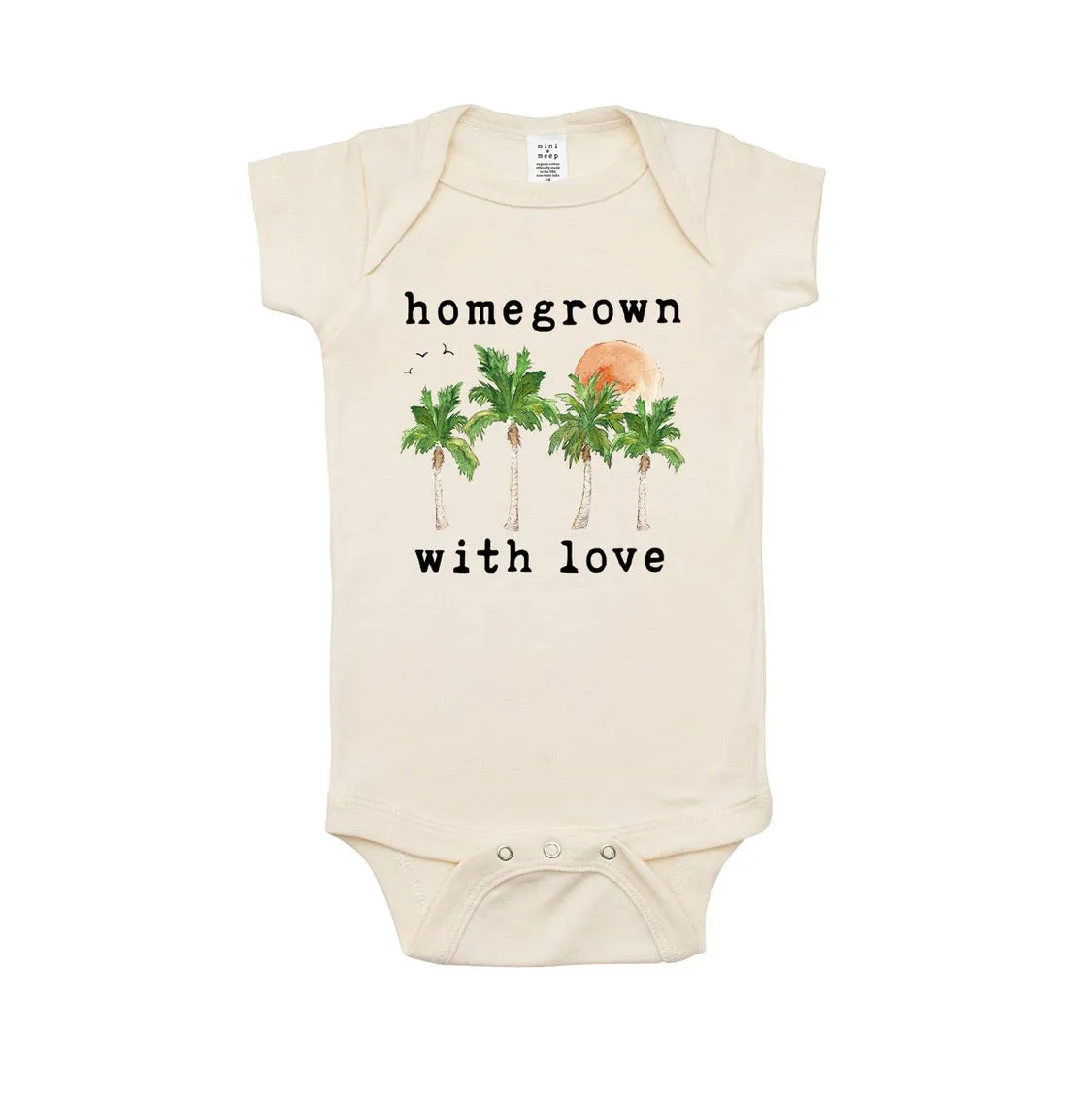 Homegrown with Love Organic One Piece Bodysuit