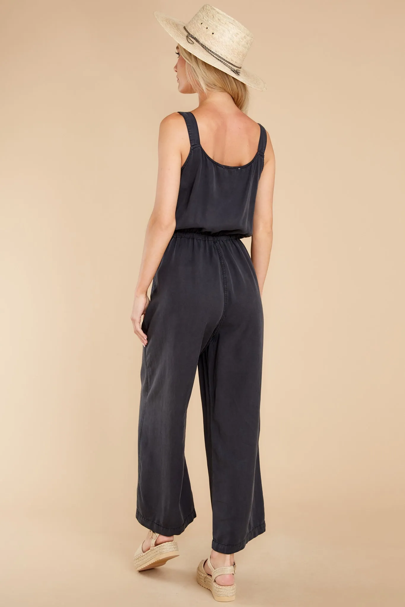 Humble Beginnings Black Jumpsuit