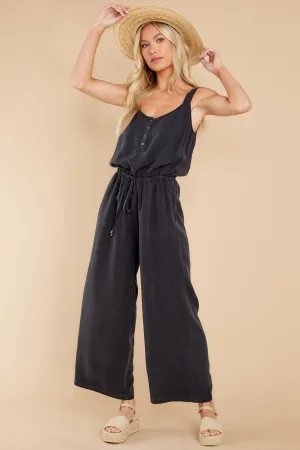 Humble Beginnings Black Jumpsuit