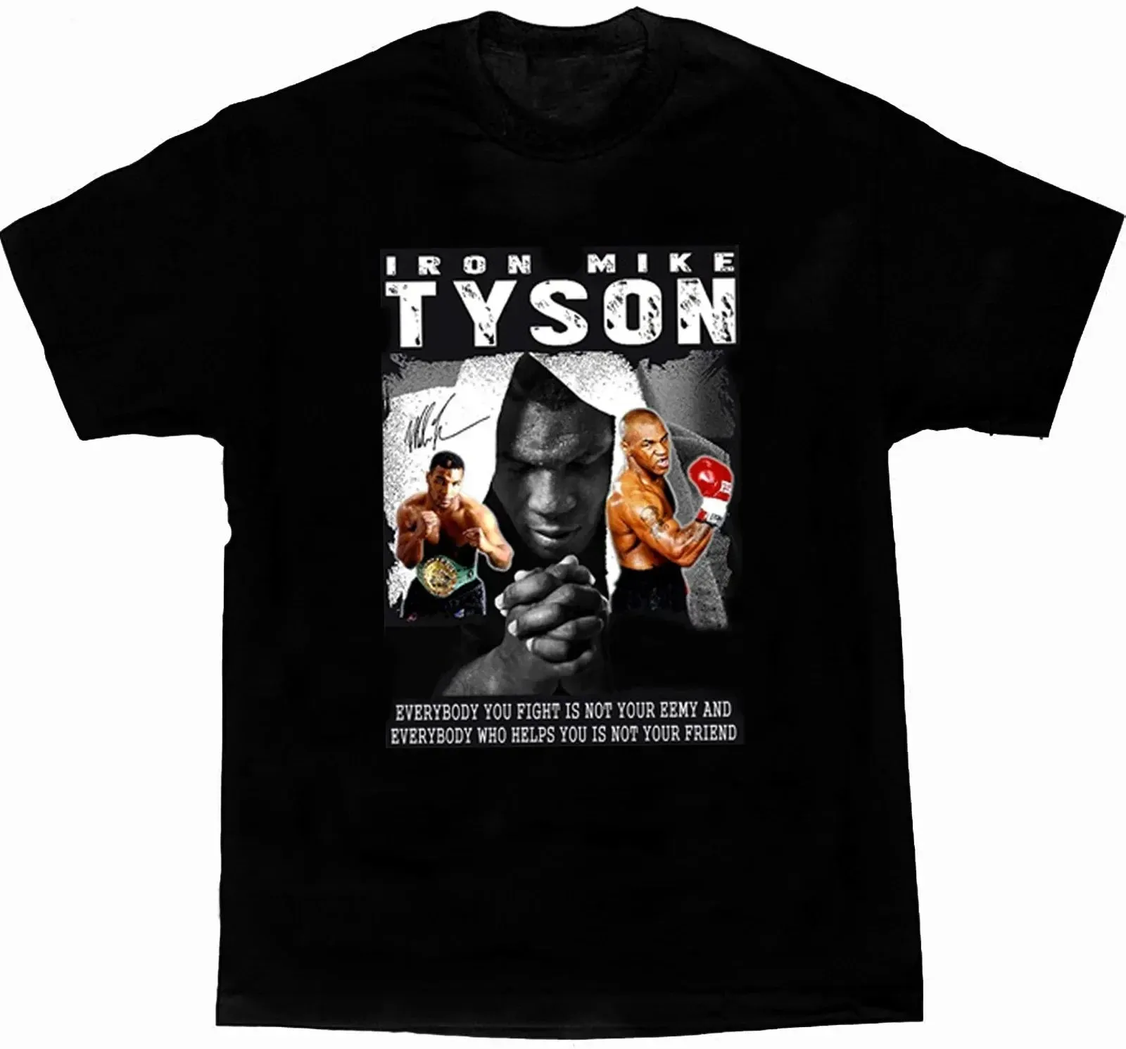 Iron Mike Boxing Champion Tyson Fashion Fan T-shirt. Summer O-Neck Short Sleeve Mens T Shirt New Casual Fashion Streetwear