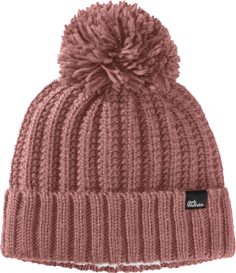 Jack Wolfskin Women&#x27;s Highloft Knit Beanie Afterglow | Buy Jack Wolfskin Women&#x27;s Highloft Knit Beanie Afterglow here | Outnorth