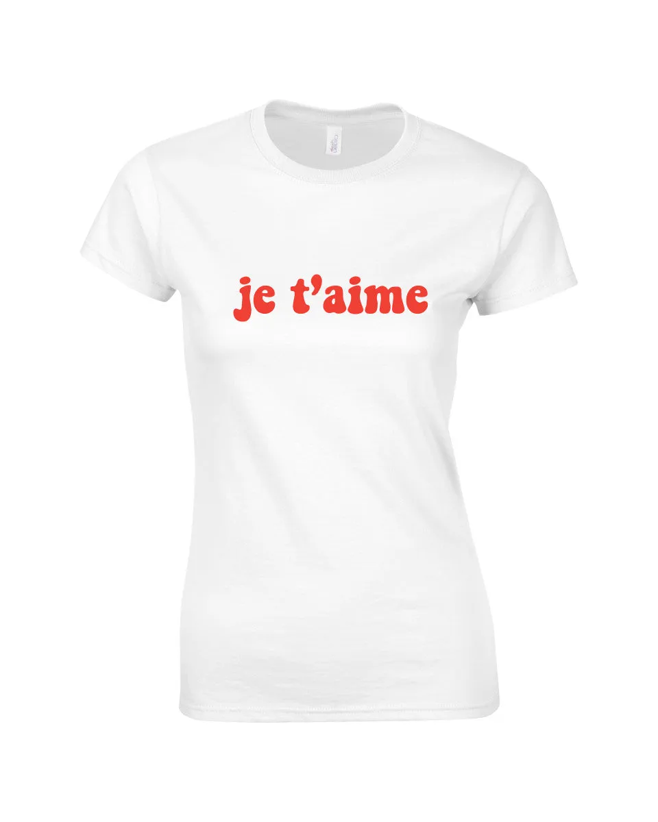 je t'aime