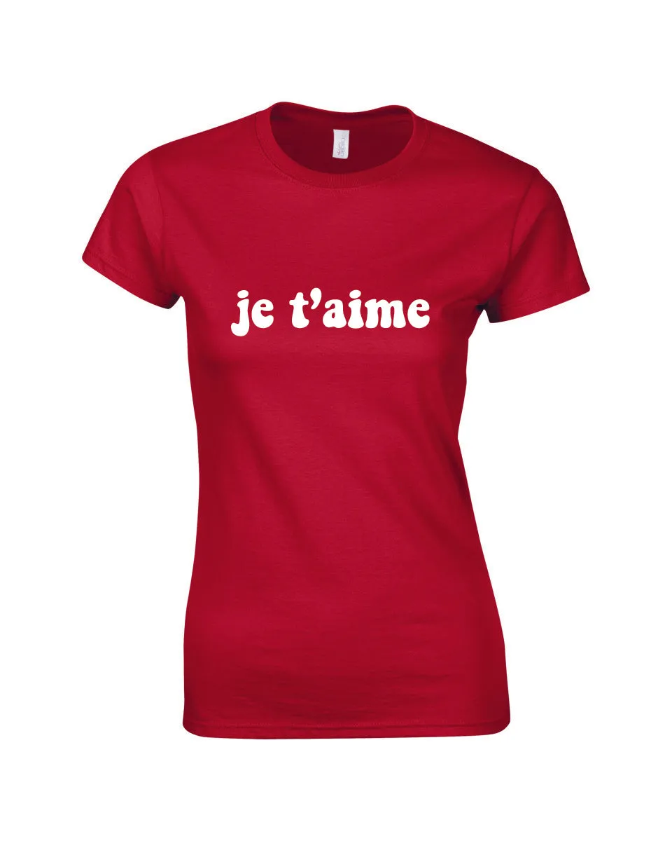 je t'aime