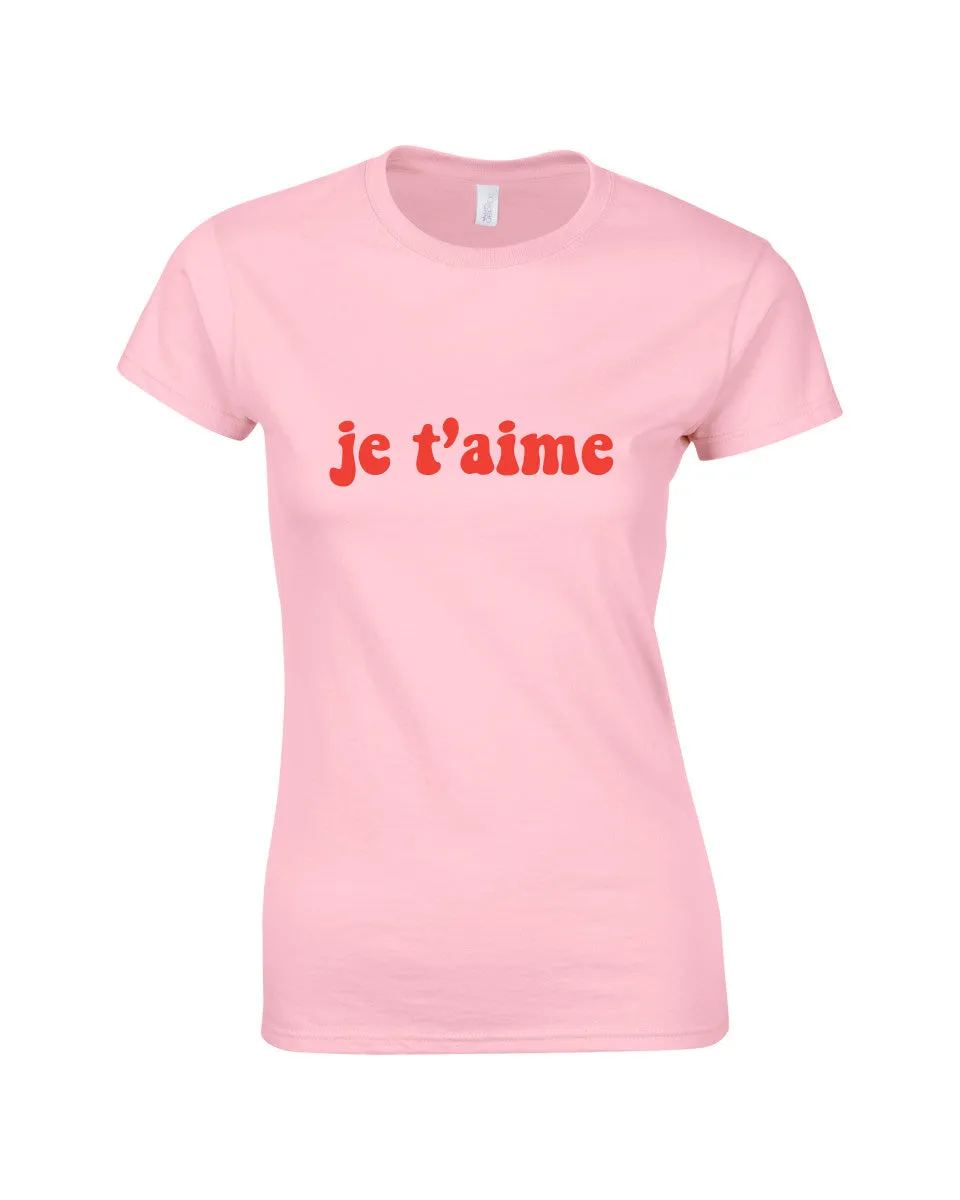 je t'aime