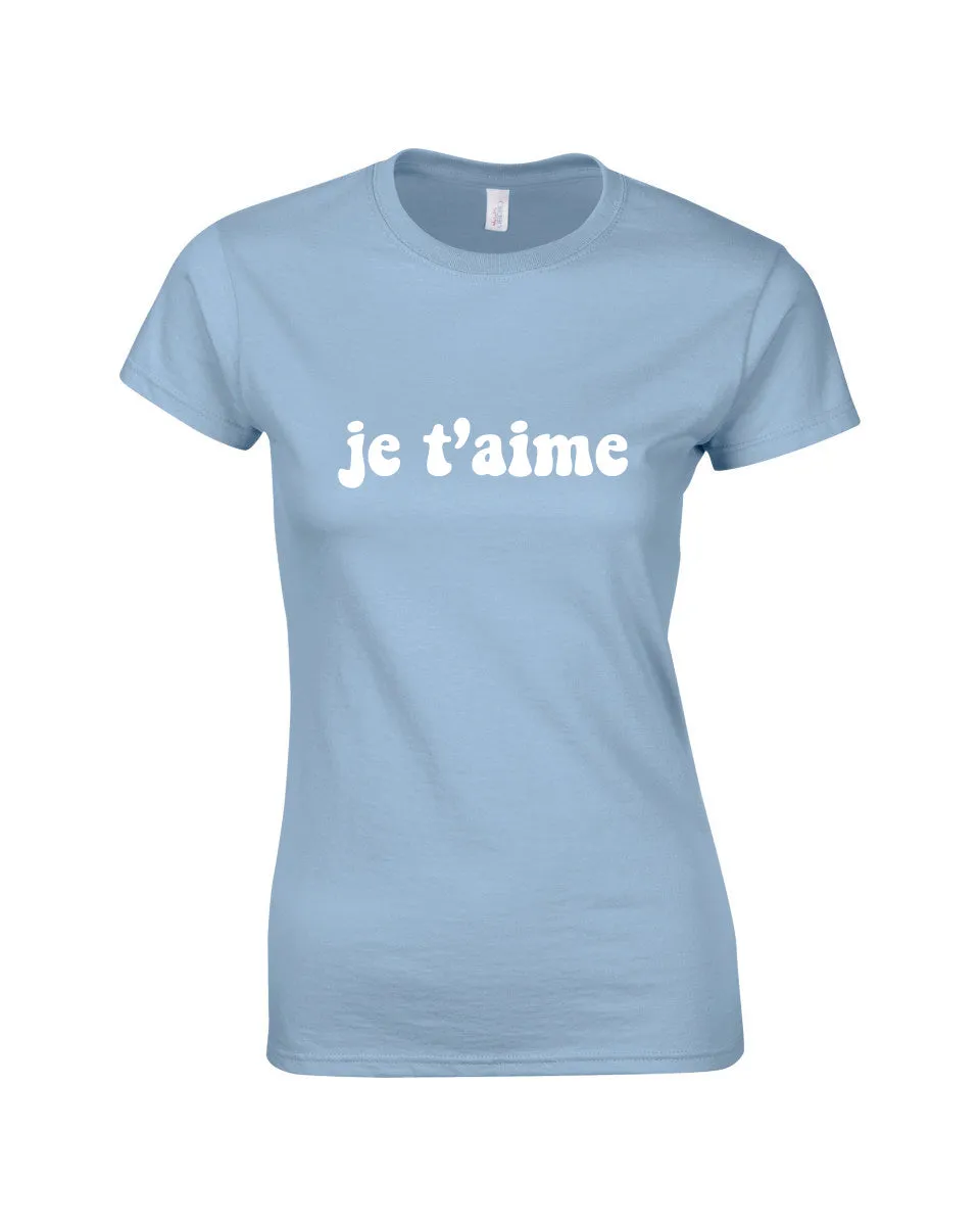 je t'aime