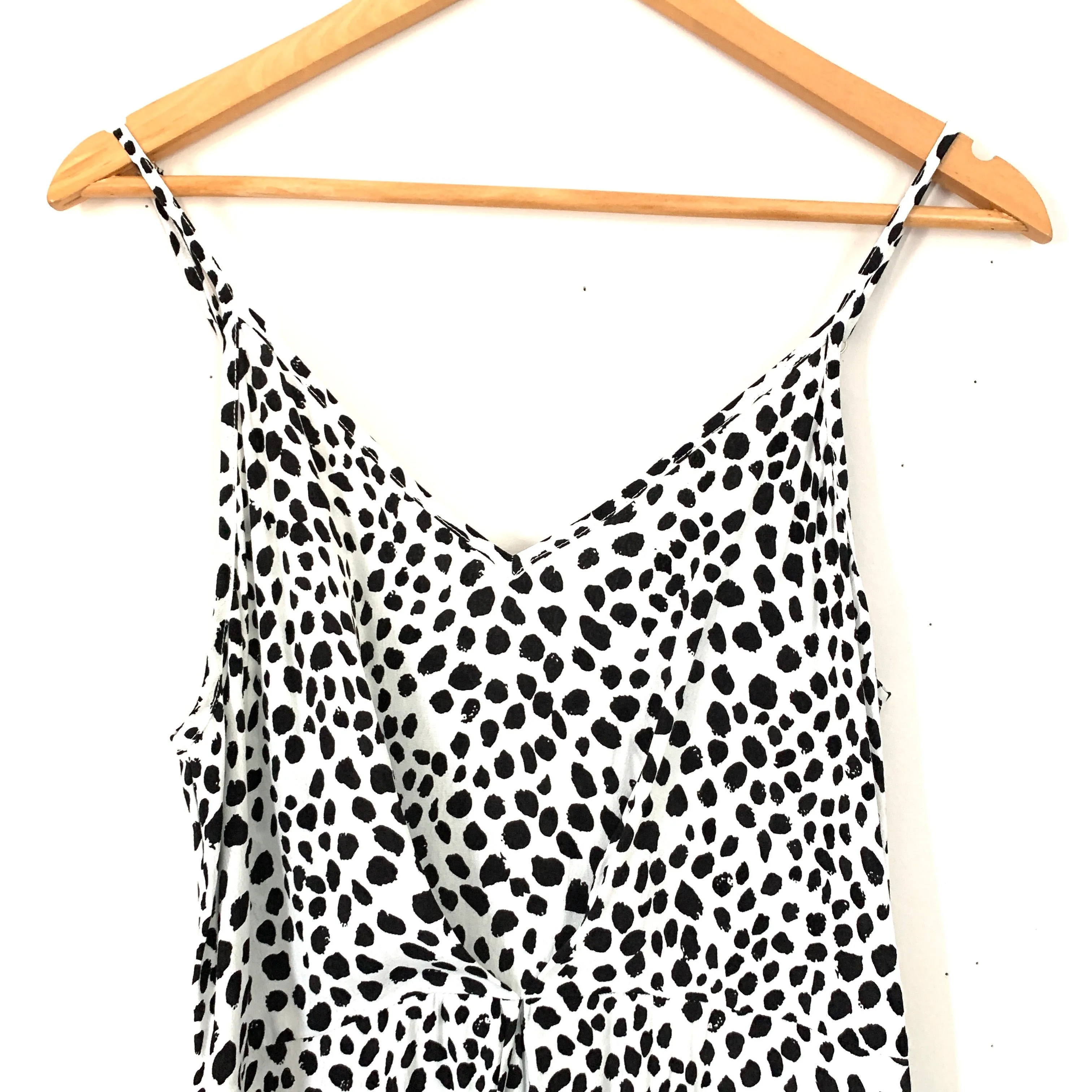 L'atiste Animal Print Cropped Wide Leg Jumpsuit- Size M