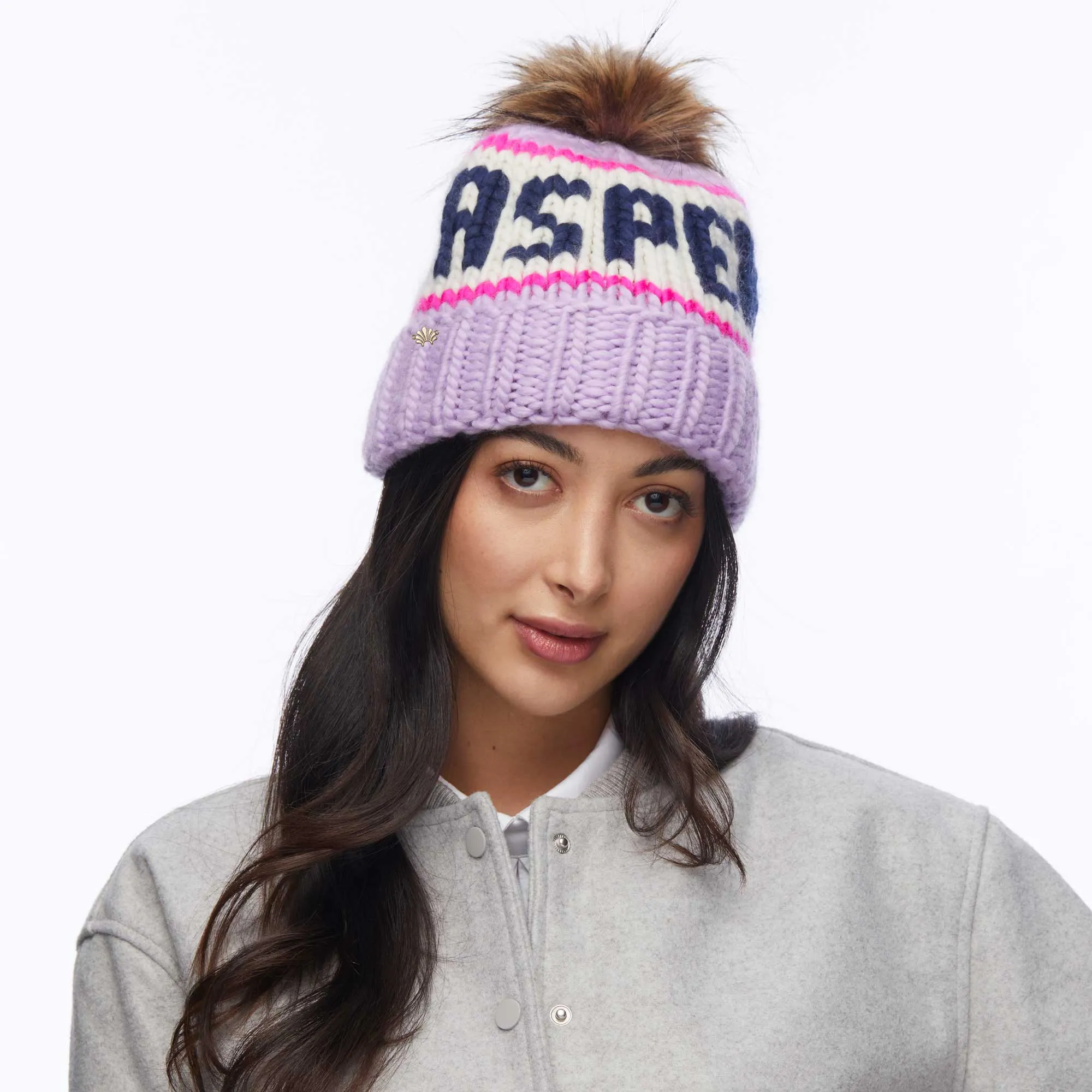 LAVENDER ASPEN BEANIE