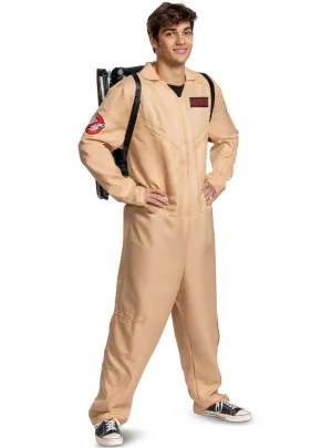 Licensed 80s Ghostbuster Mens Plus Size Deluxe Costume