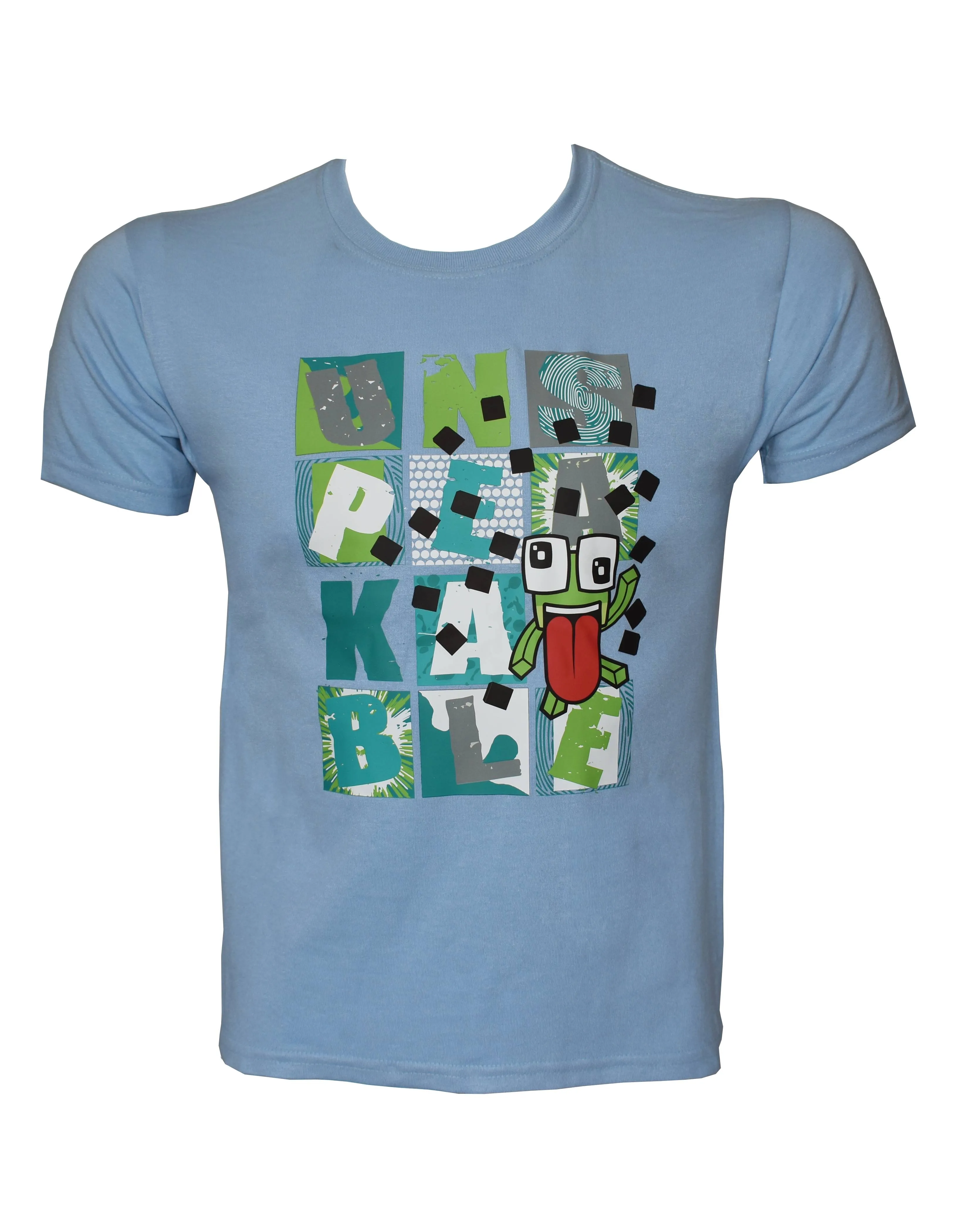 LIGHT BLUE BLOCK T-SHIRT