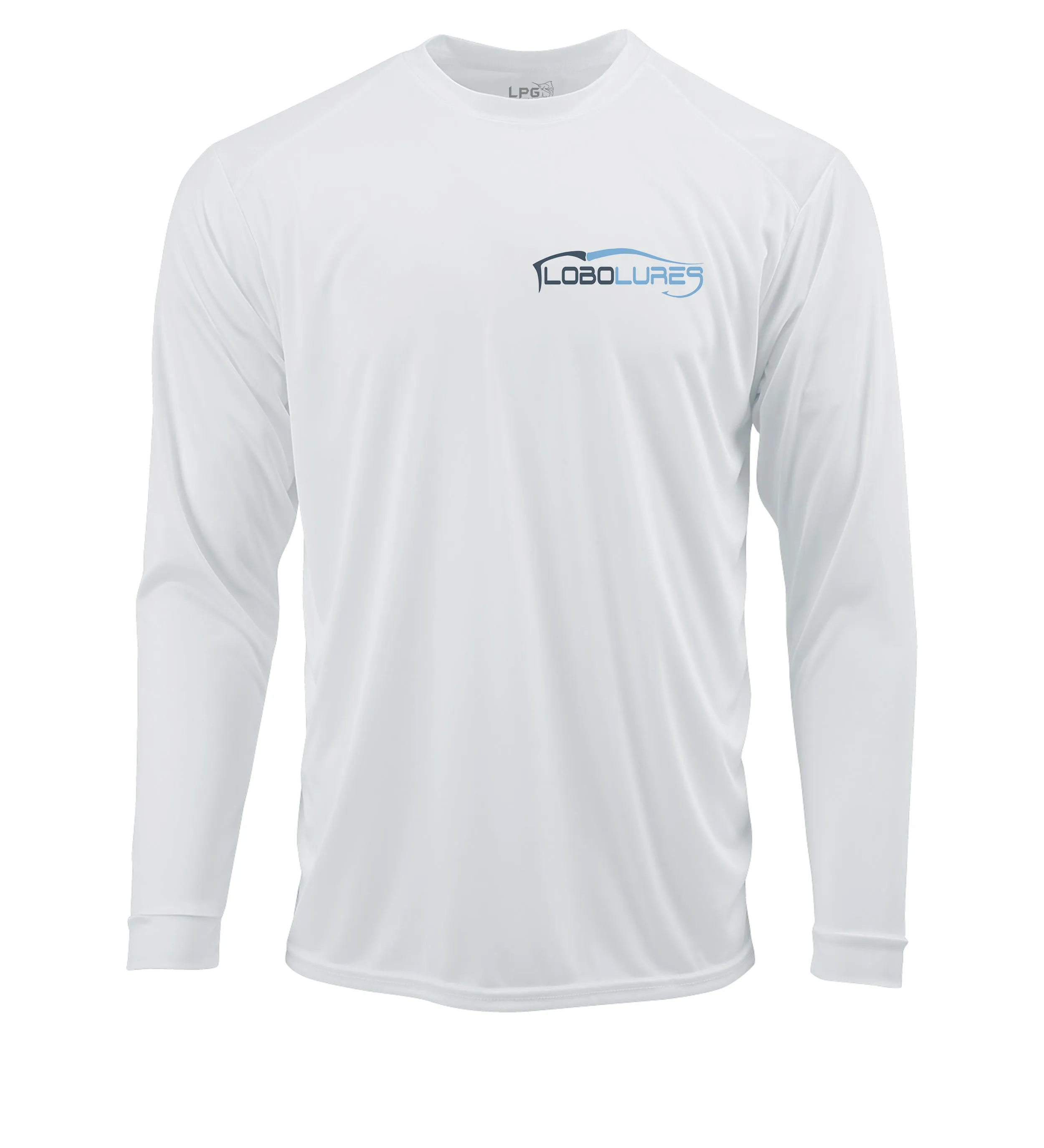 Lobo Lures Blue Marlin Chase Lifestyle Performance UPF50  T-Shirt