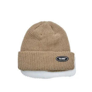 LOGO WAPPEN BEANIE BEIGE