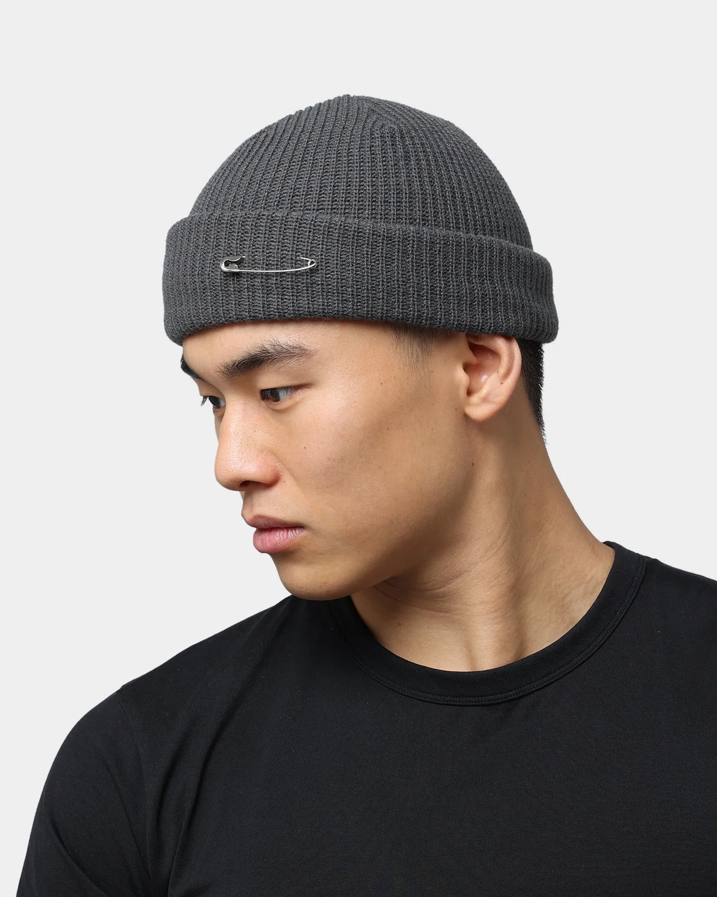 Loiter Pin Sailor Beanie Charcoal