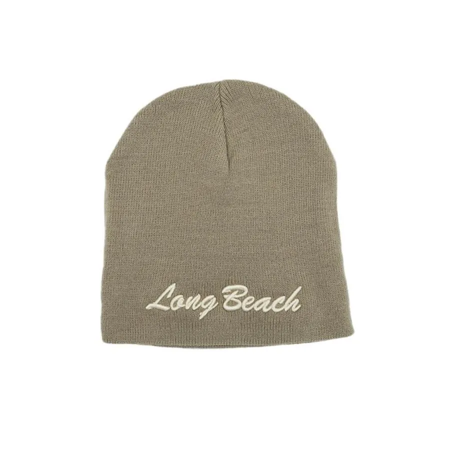 Long Beach All Tan Short Beanie