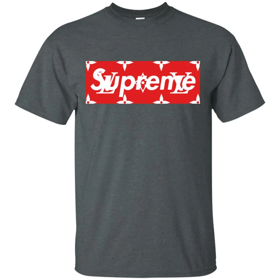 Louis Vuitton Box Supreme T-shirt Men Cotton T-Shirt