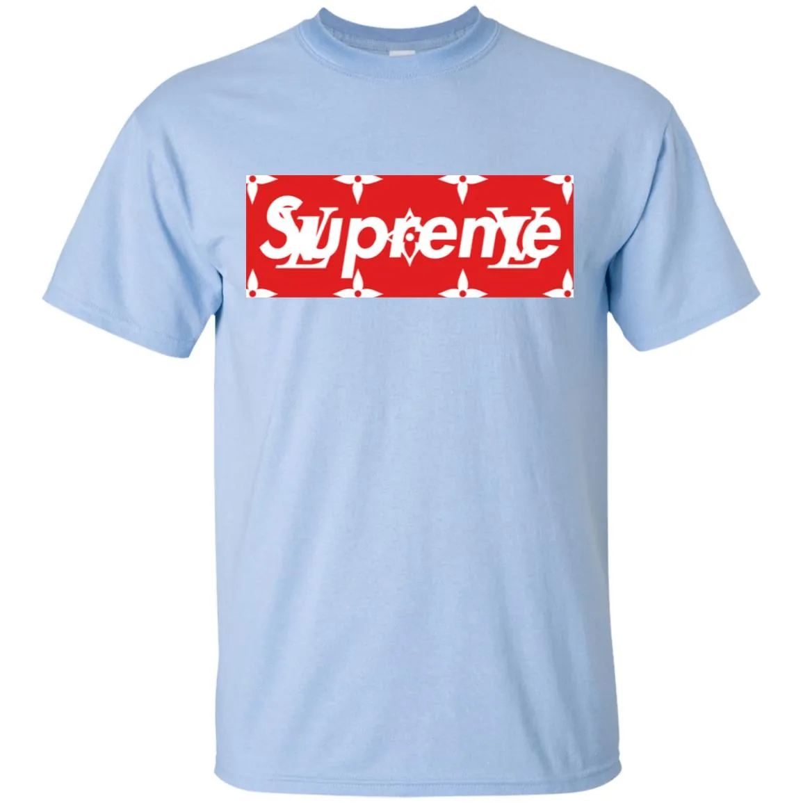 Louis Vuitton Box Supreme T-shirt Men Cotton T-Shirt