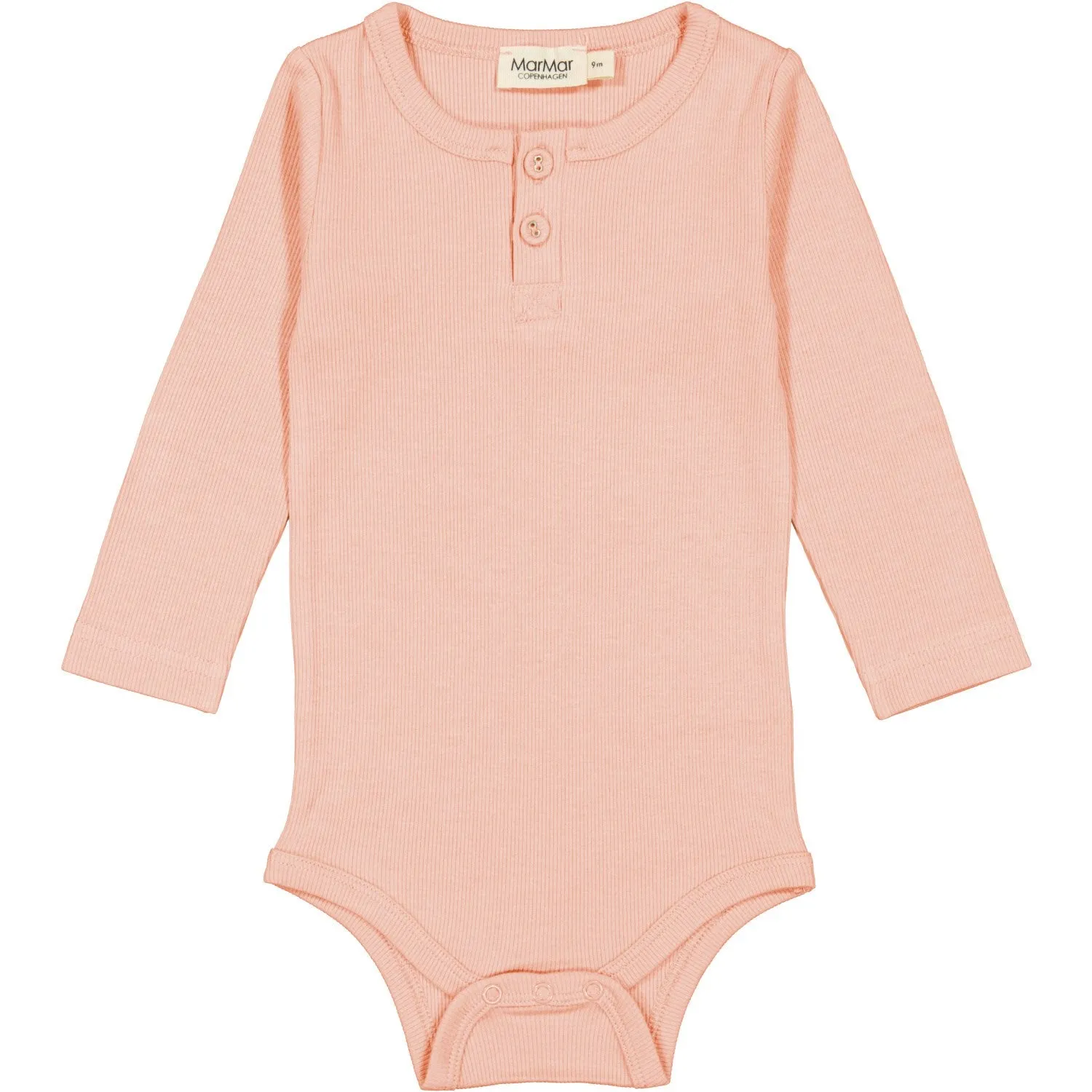 MarMar Modal Fine Rib Soft Coral Body