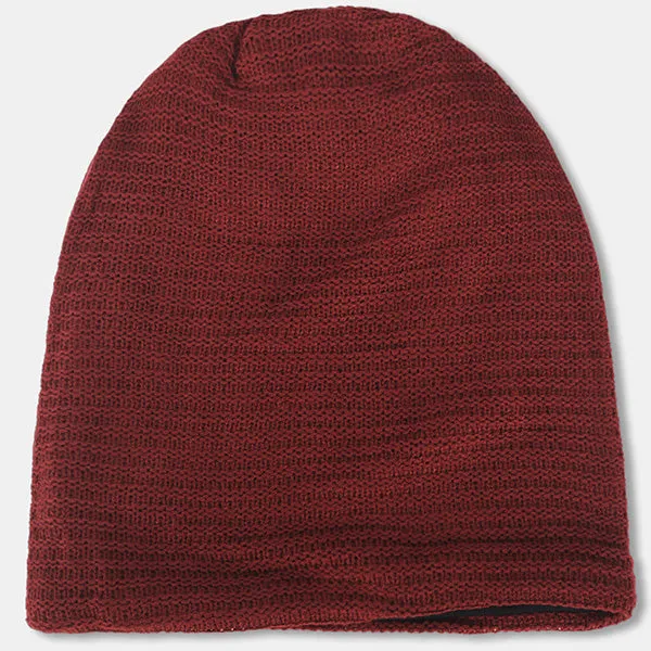 Mens Baggy and Long Beanie Hats Striped B307