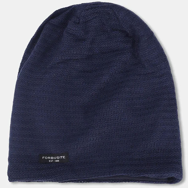 Mens Baggy and Long Beanie Hats Striped B307