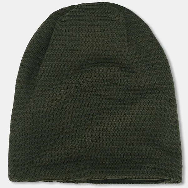 Mens Baggy and Long Beanie Hats Striped B307