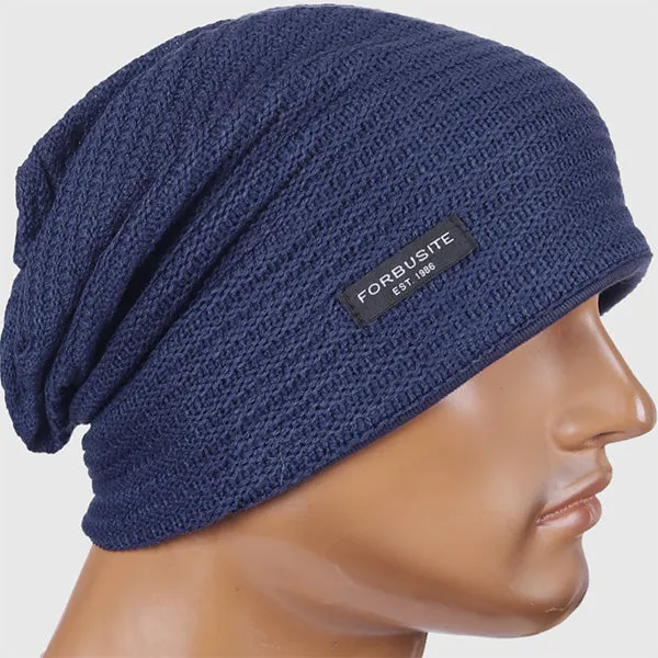 Mens Baggy and Long Beanie Hats Striped B307