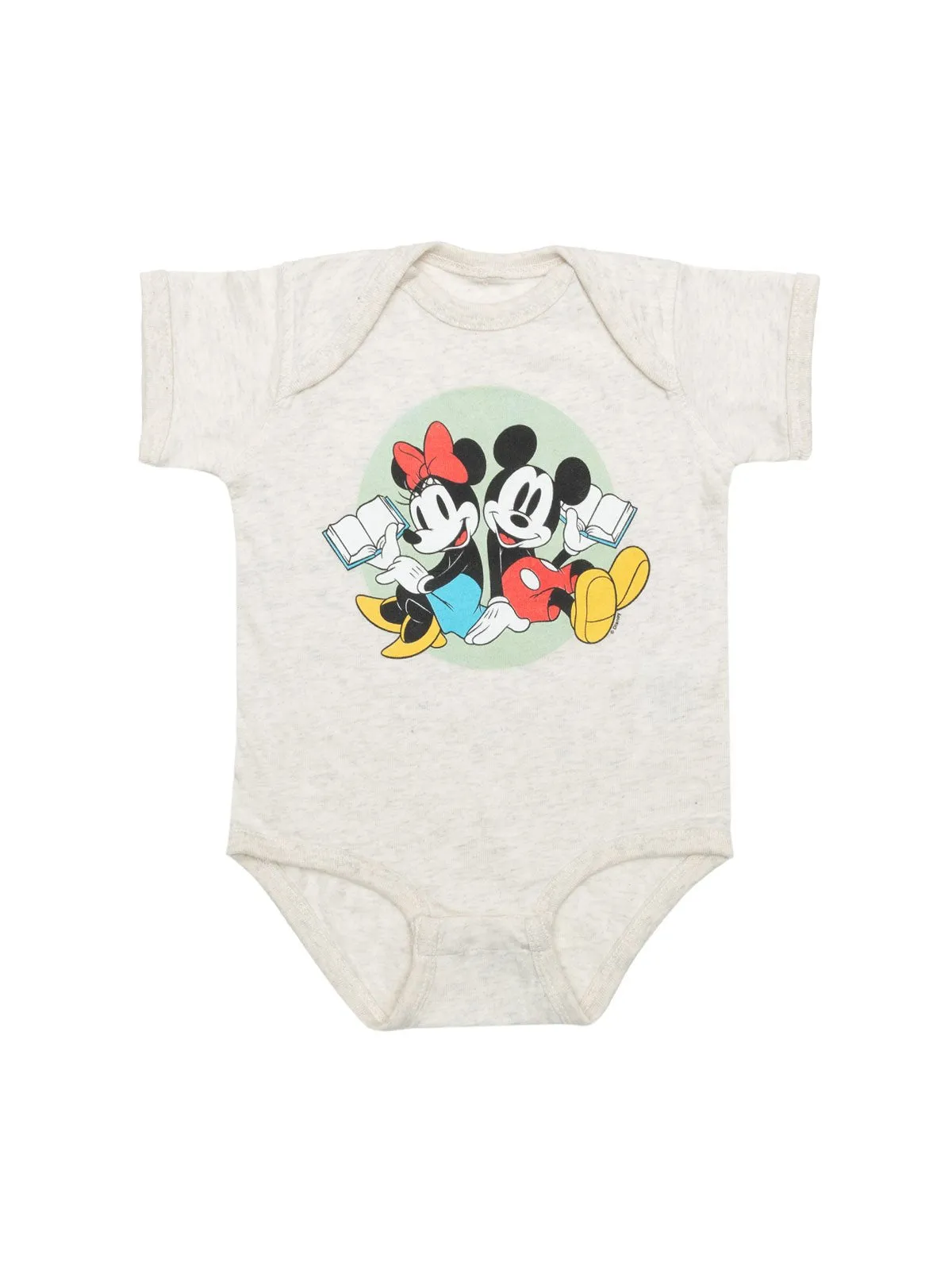 Mickey & Minnie Reading - Onesie