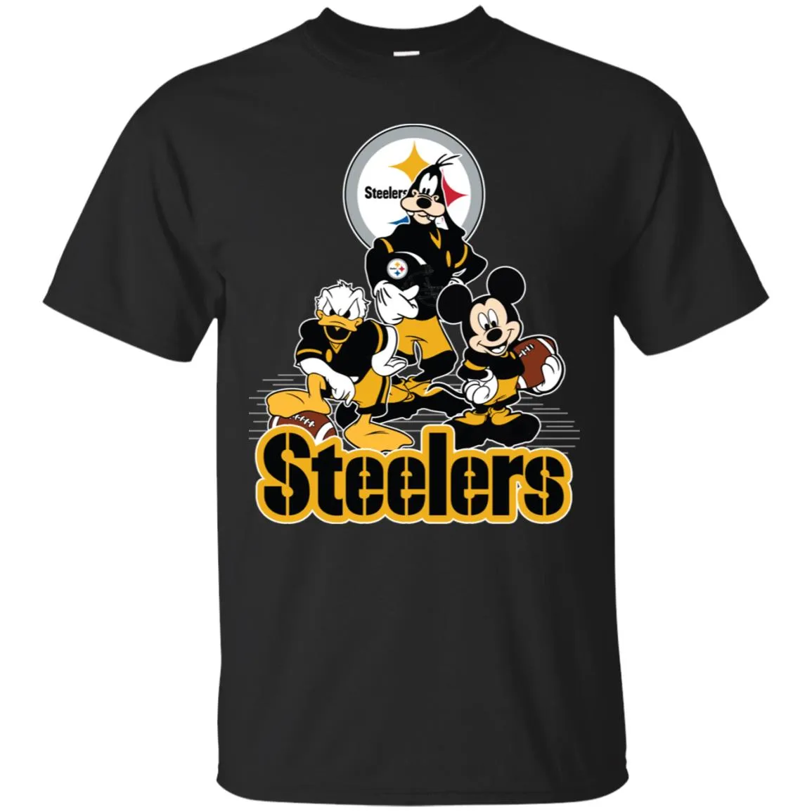 Mickey Mouse Pittsburgh Steelers American Football Nfl Sports Shirt