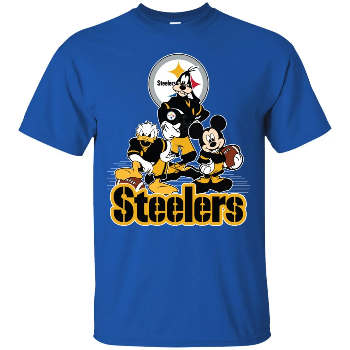 Mickey Mouse Pittsburgh Steelers American Football Nfl Sports Shirt