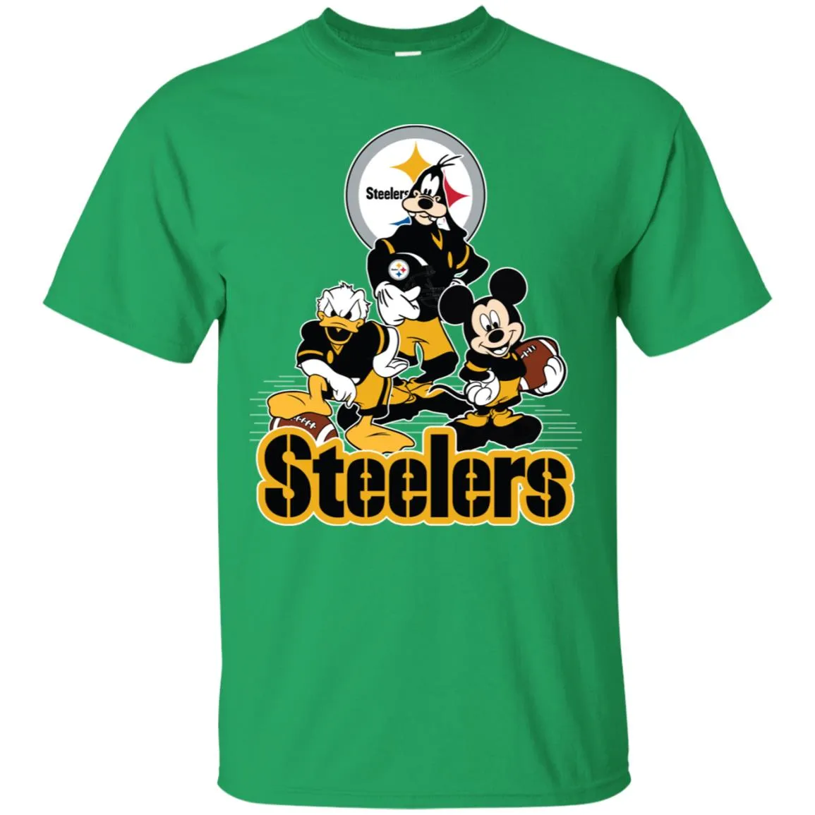 Mickey Mouse Pittsburgh Steelers American Football Nfl Sports Shirt